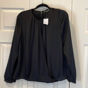 Vince Blouse Black women’s size 10 , NWT